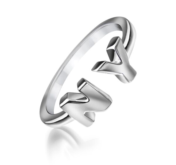 State Ring - Size 6.5 Silver Plated