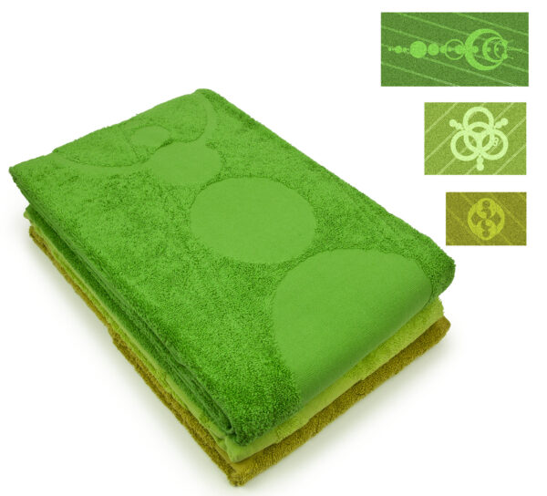 Crop Circle Beach Towel Set. Beach, Bath and Hand Towels - Image 2